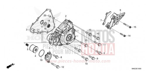 KURBELGEHAEUSEDECKEL, L. CRF450RN de 2022